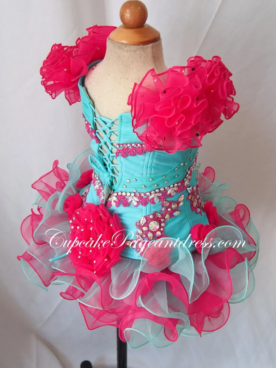 Cute Infant/toddler/baby/child/kids Girl's Cupcake Pageant Dress