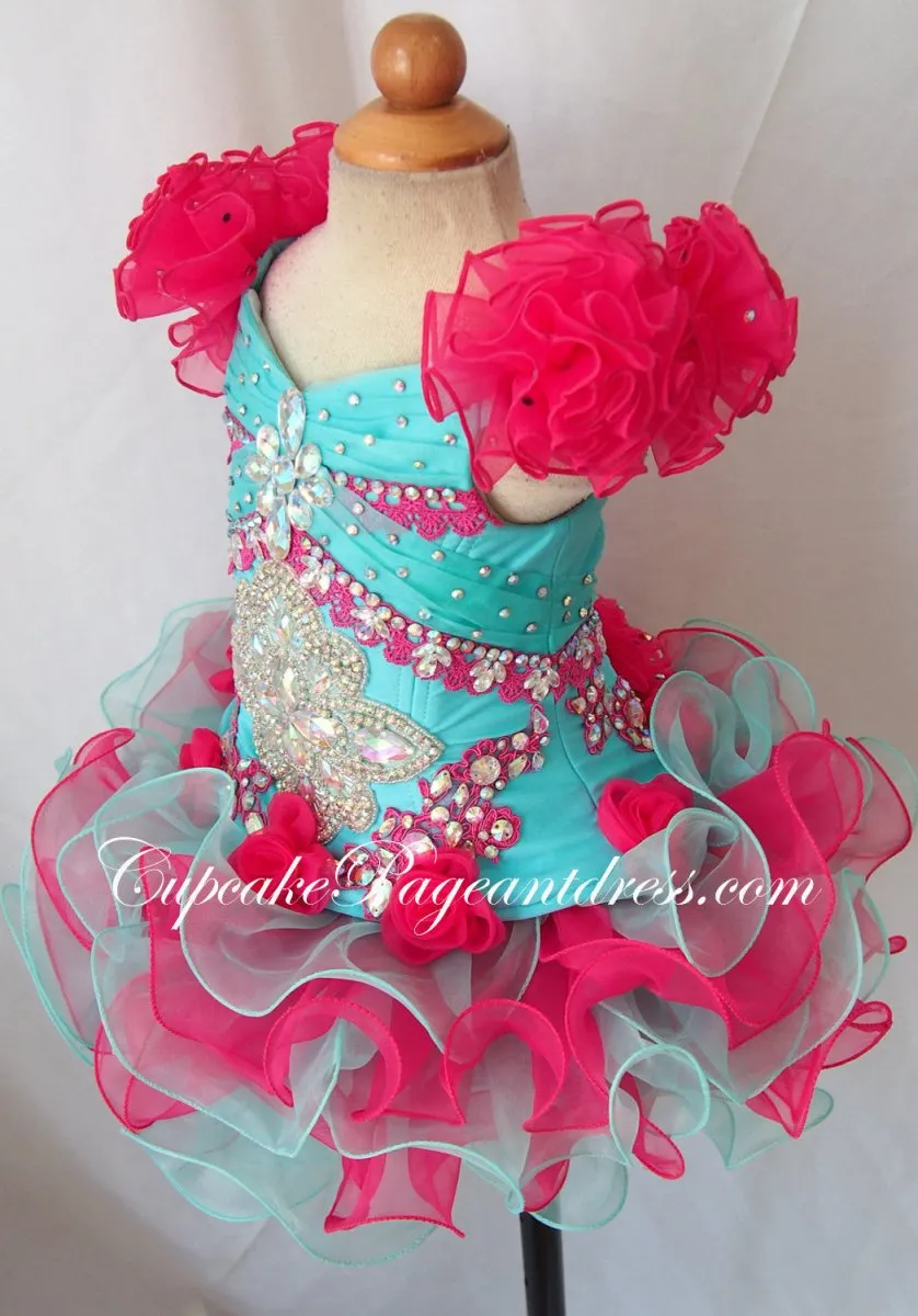 Cute Infant/toddler/baby/child/kids Girl's Cupcake Pageant Dress
