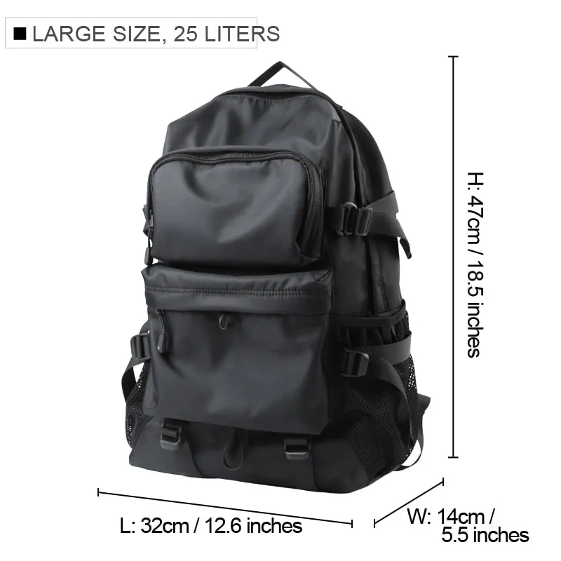 Cyflymder Men Fashion Personalized Travel Backpack Light Weight Large Space 15.6 17 inch Laptop Bag Teenage Outdoor Waterproof School Bag