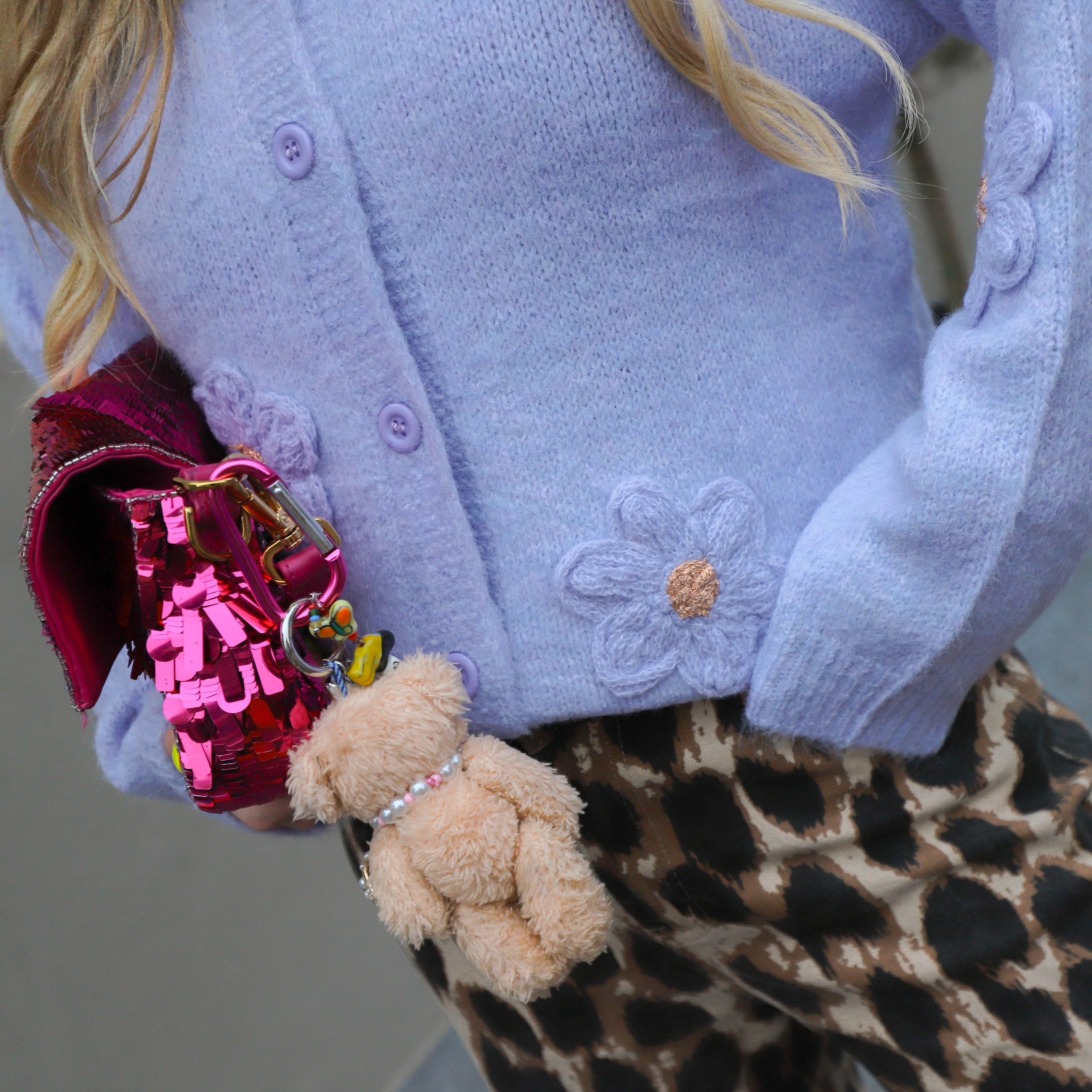 Daisy vest lila