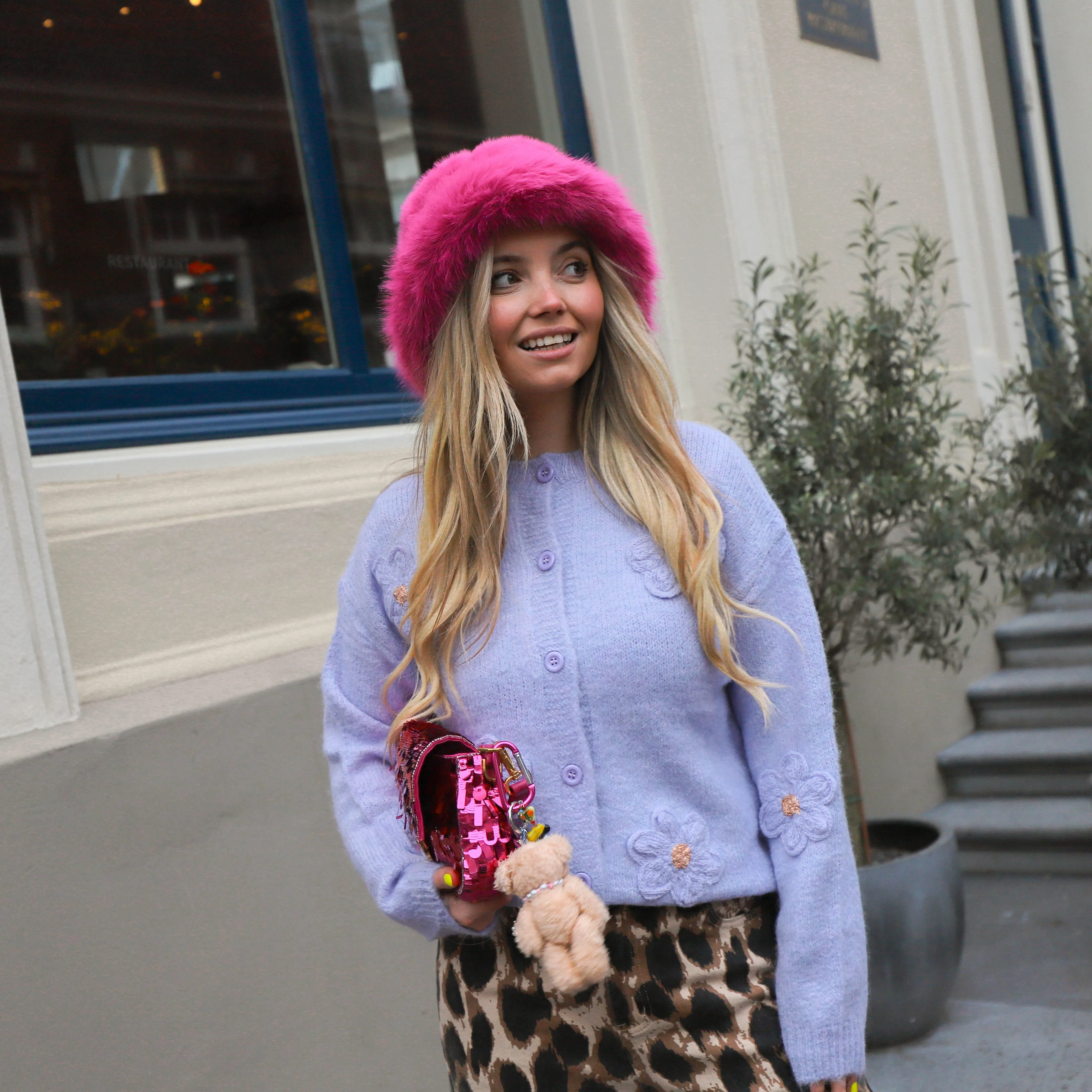 Daisy vest lila