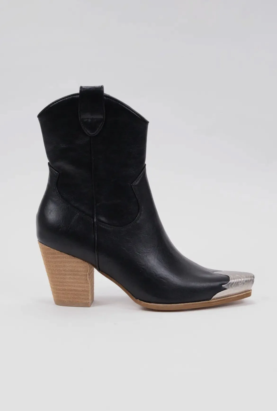 Dakota Metallic Tip Toe Cowboy Boots