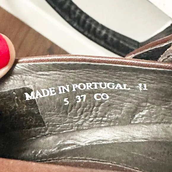 Dansko Smooth Dark Brown Leather Mary Jane Shoes Women’s EU Size 41 US Size 10.5
