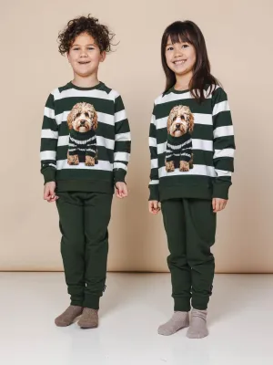 Dark Green Broek Kids