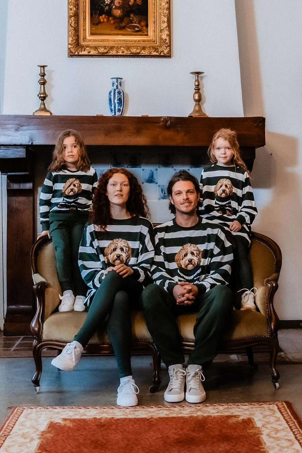 Dark Green Broek Kids