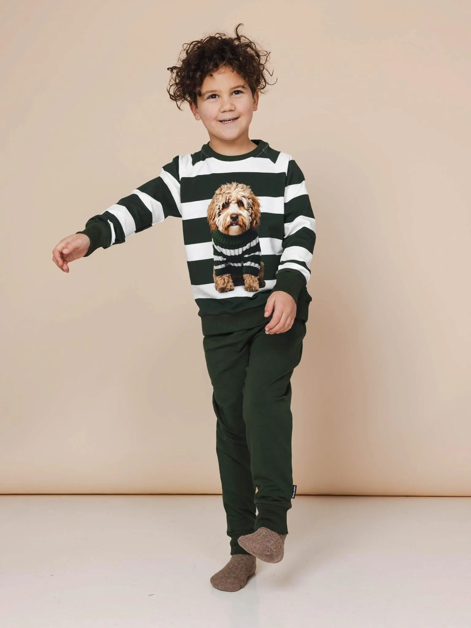 Dark Green Broek Kids