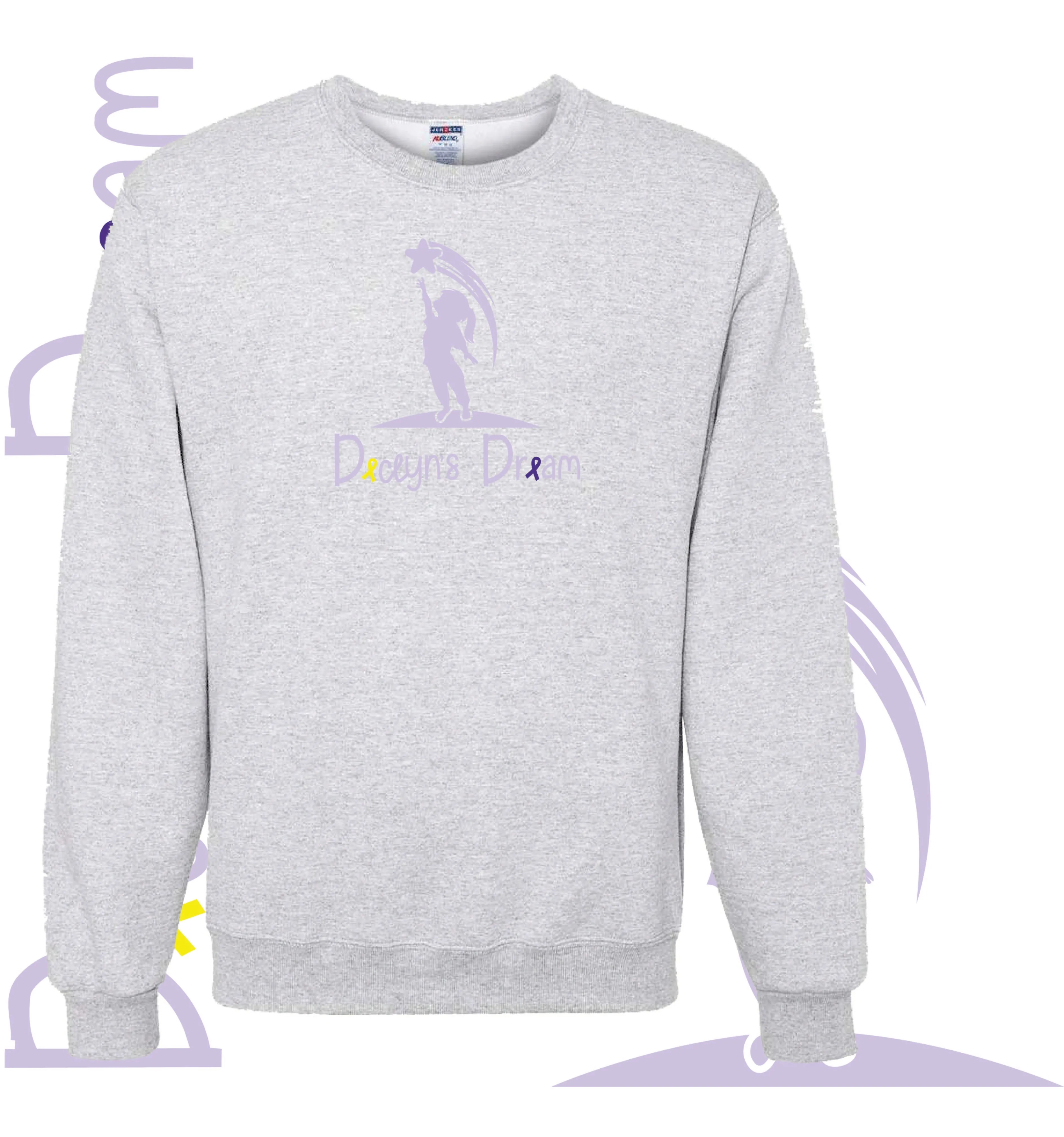 Declyn's Dream Youth and Adult Crewneck Sweatshirt