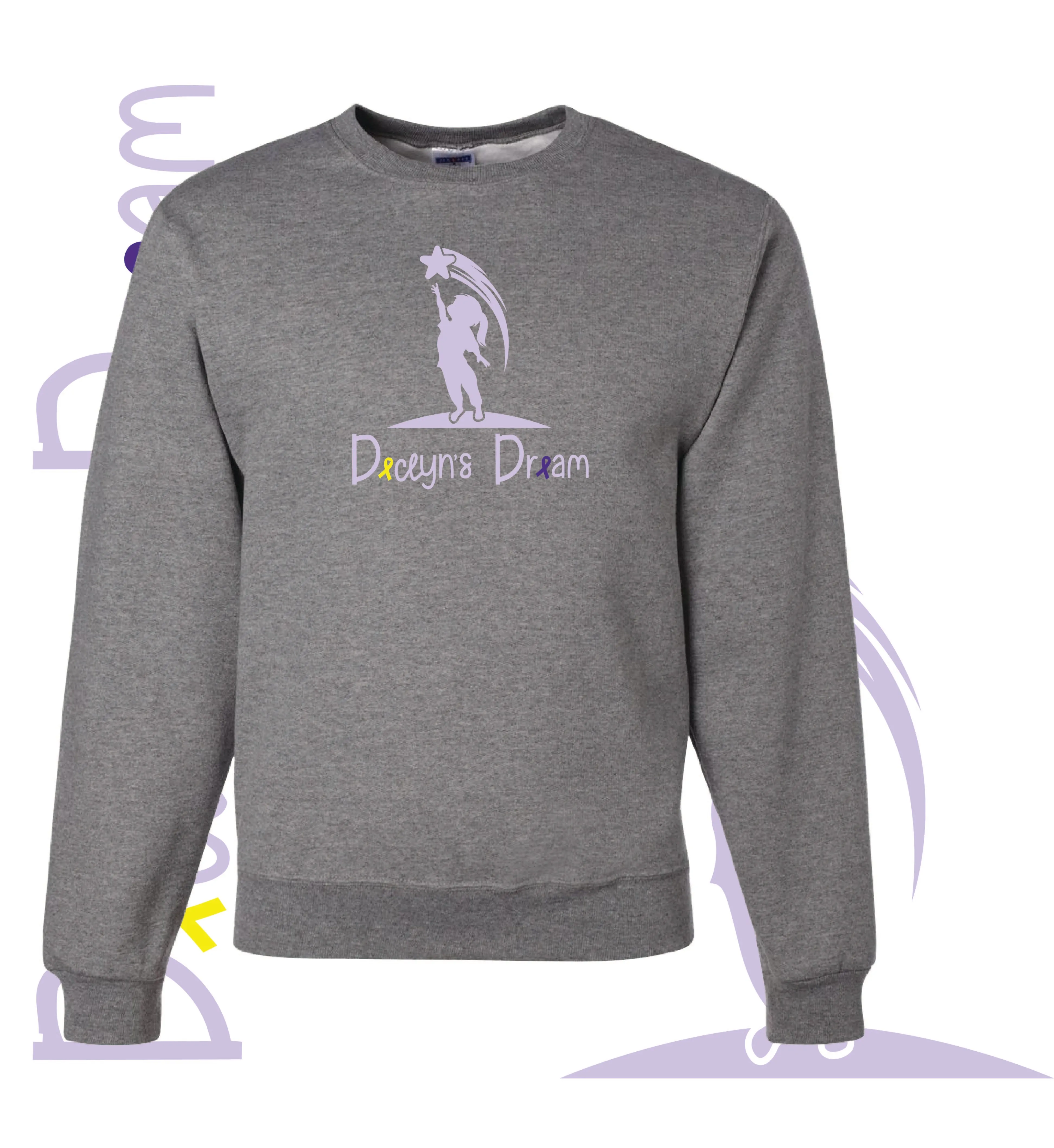 Declyn's Dream Youth and Adult Crewneck Sweatshirt