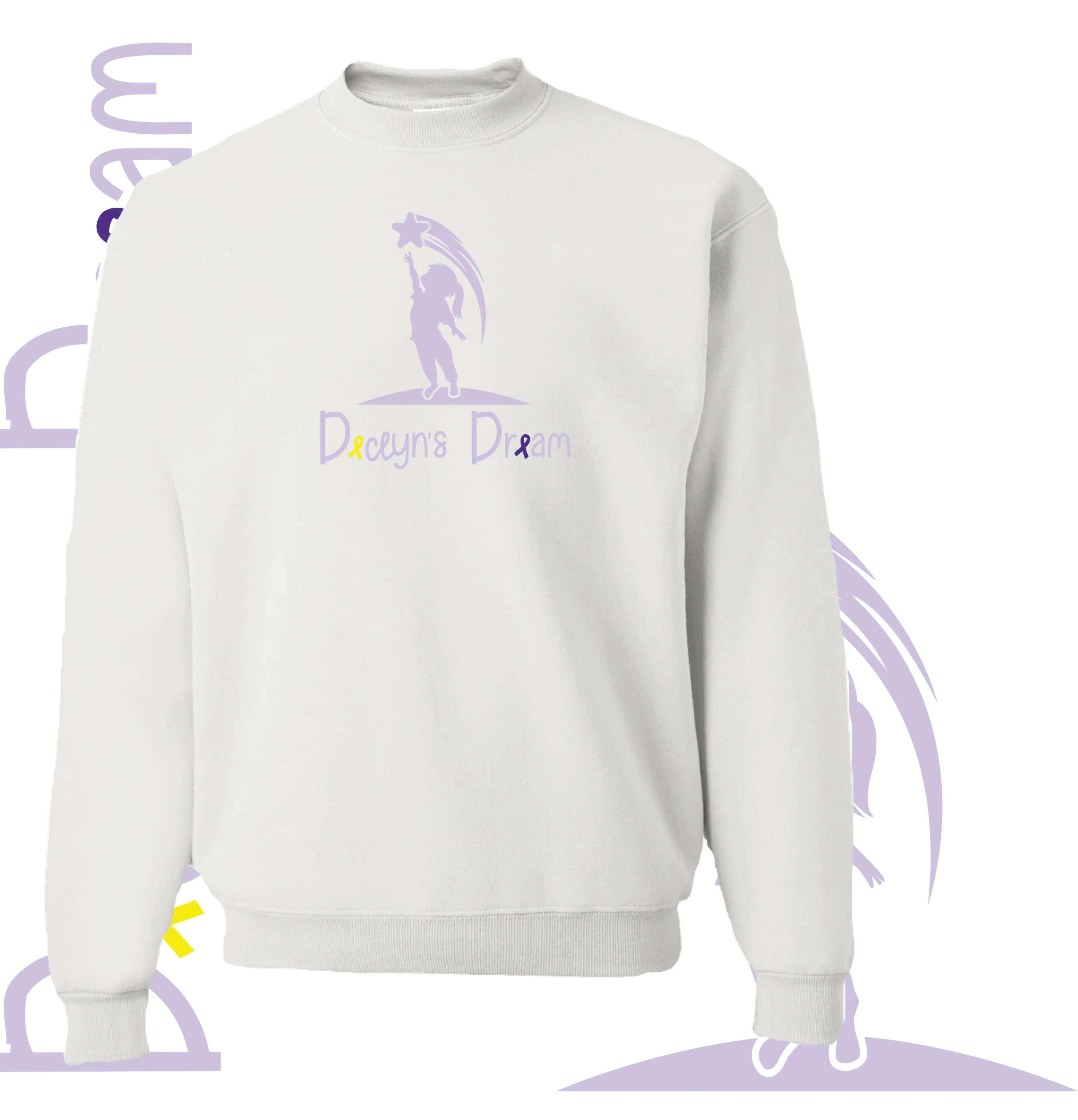 Declyn's Dream Youth and Adult Crewneck Sweatshirt