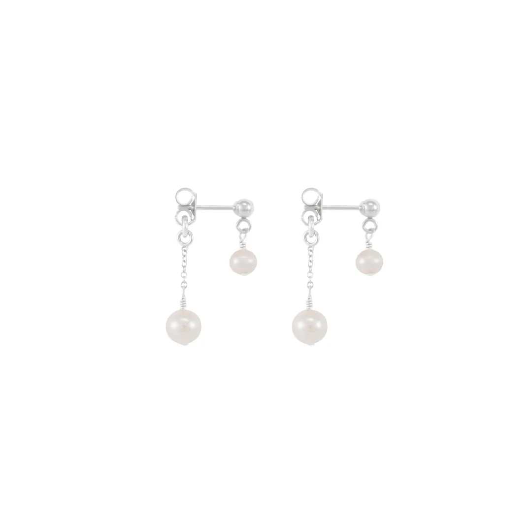 Dela Earrings - Silver