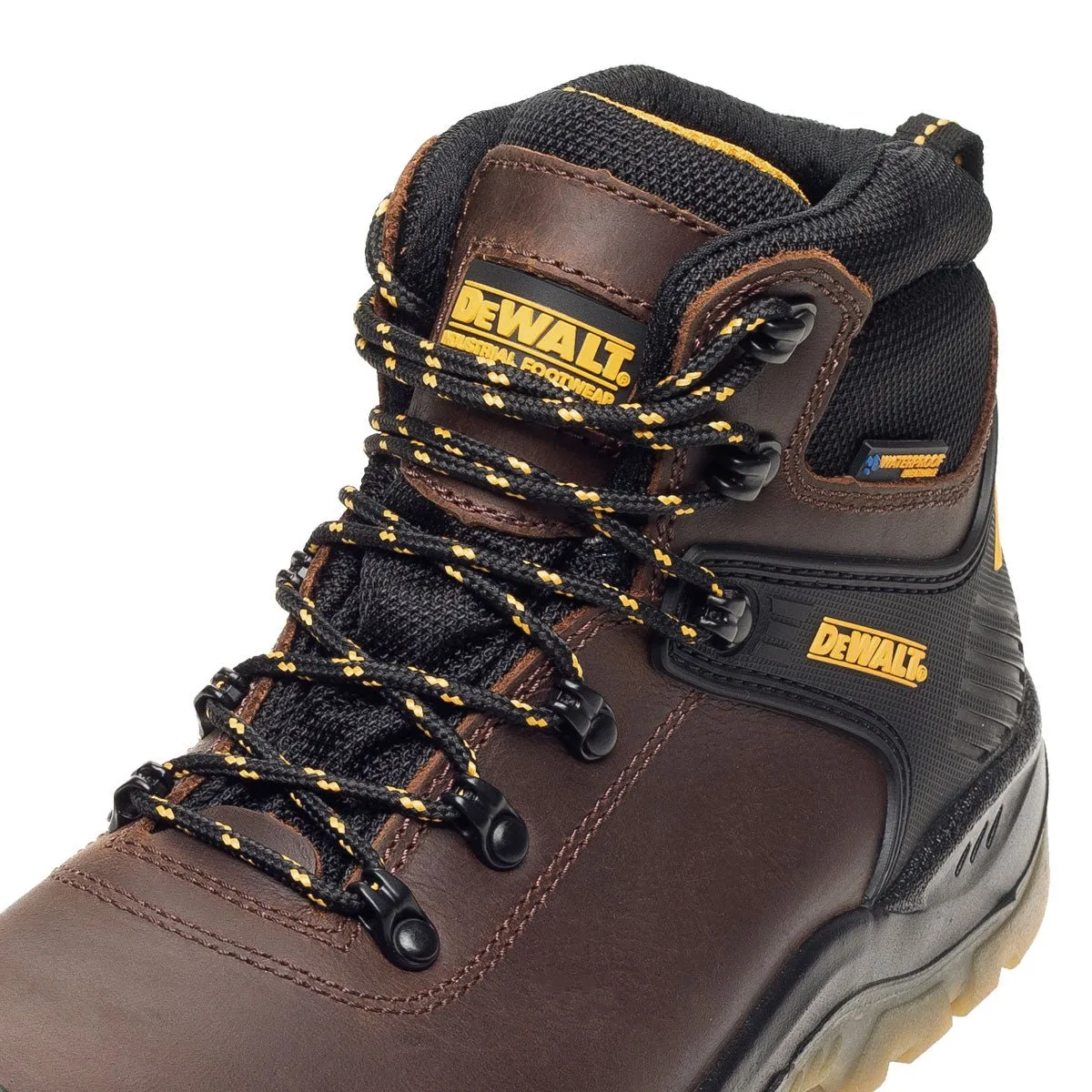 DeWalt Newark Waterproof Safety Hiker Boots - Brown