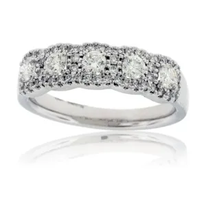 Diamond Halo Anniversary or High Fashion Band