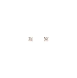 Diamond Stud Earrings - Solid Gold