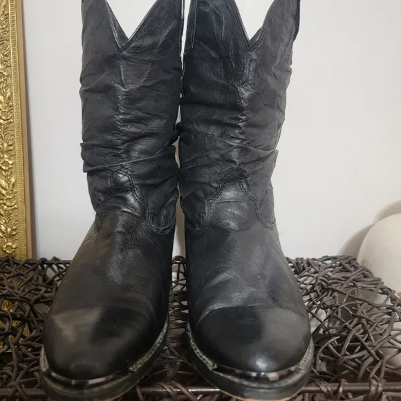 Dingo Mens Amsterdam Round Toe Casual Boots Mid Calf Black 11.5 D
