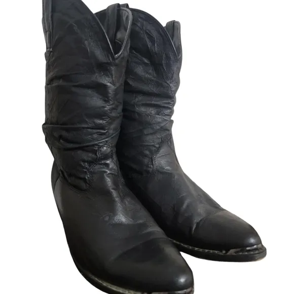Dingo Mens Amsterdam Round Toe Casual Boots Mid Calf Black 11.5 D