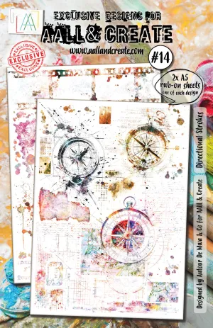 Directional Strokes #14 Rub Ons AALL & Create