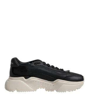 Dolce & Gabbana Black White Daymaster Low Top Sneakers Shoes
