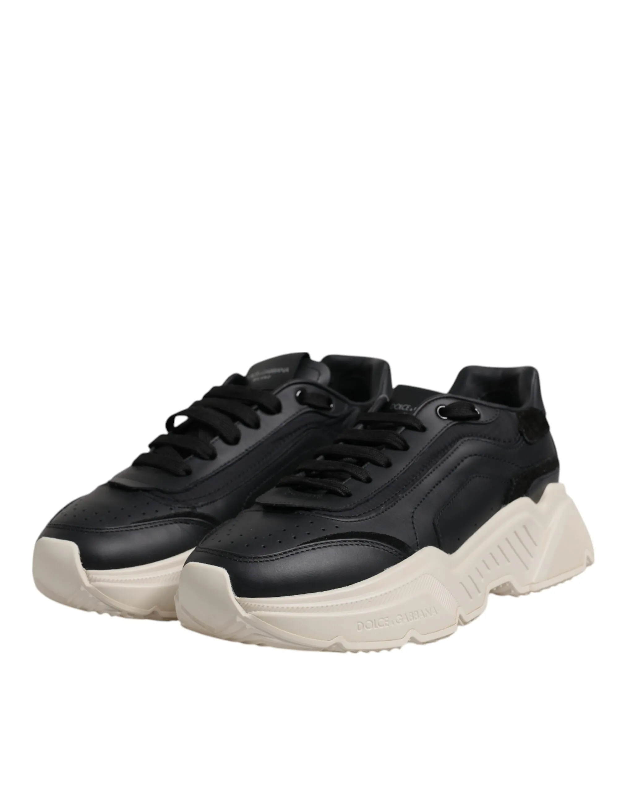 Dolce & Gabbana Black White Daymaster Low Top Sneakers Shoes