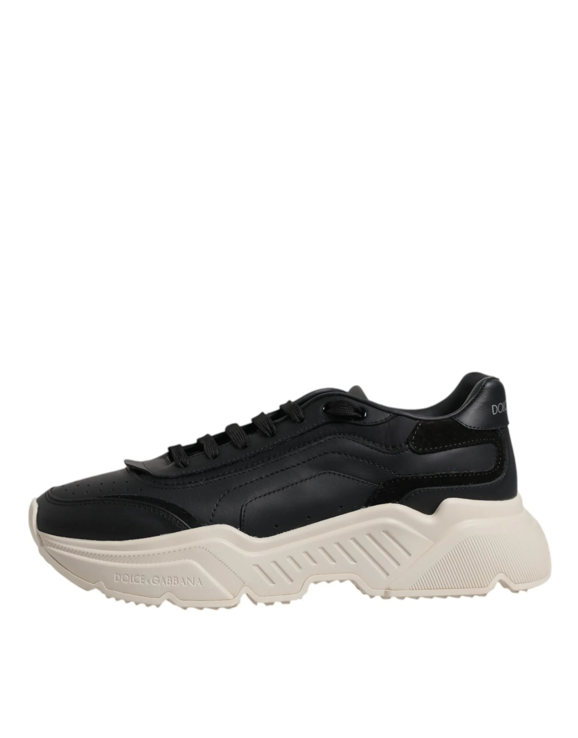 Dolce & Gabbana Black White Daymaster Low Top Sneakers Shoes