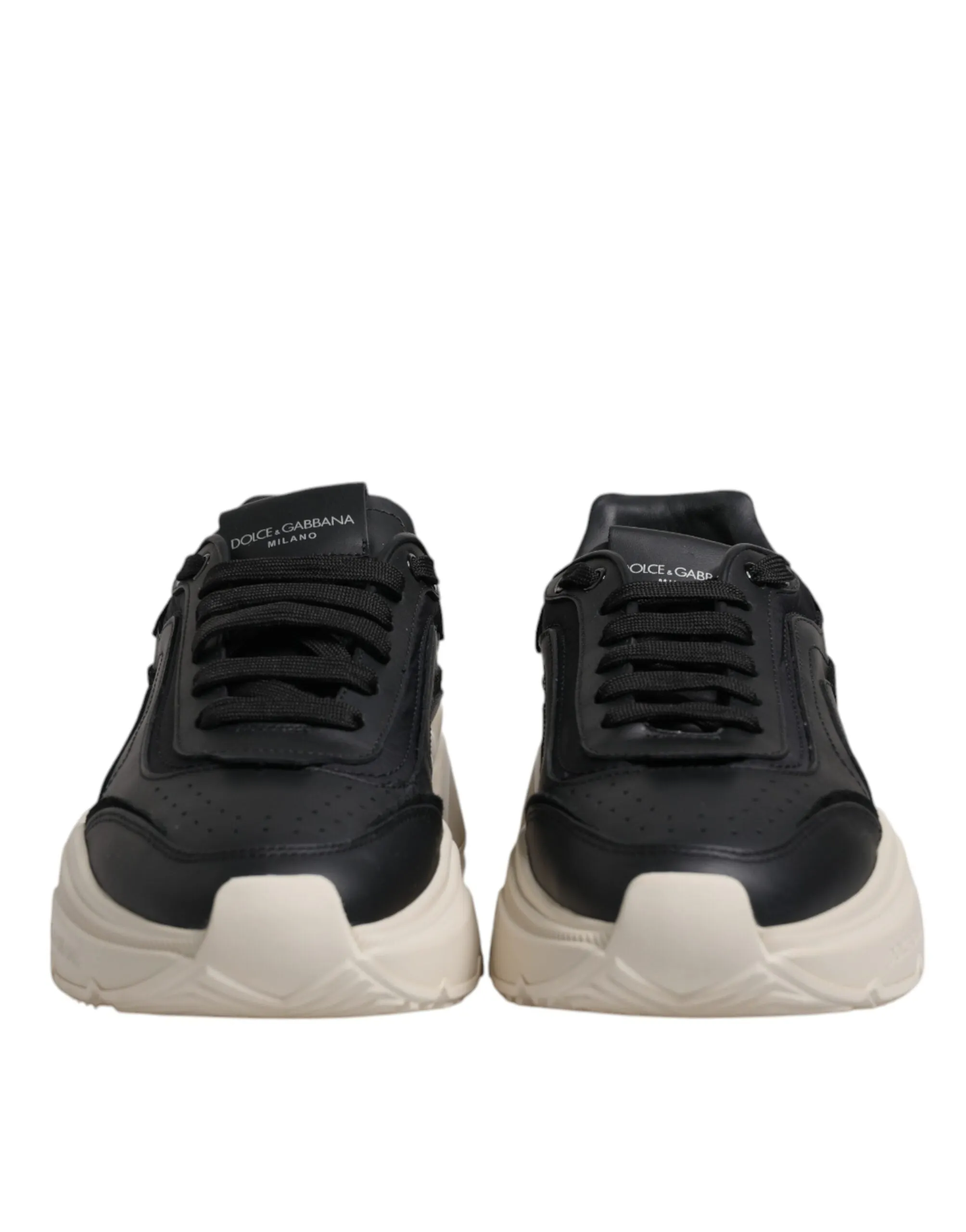 Dolce & Gabbana Black White Daymaster Low Top Sneakers Shoes