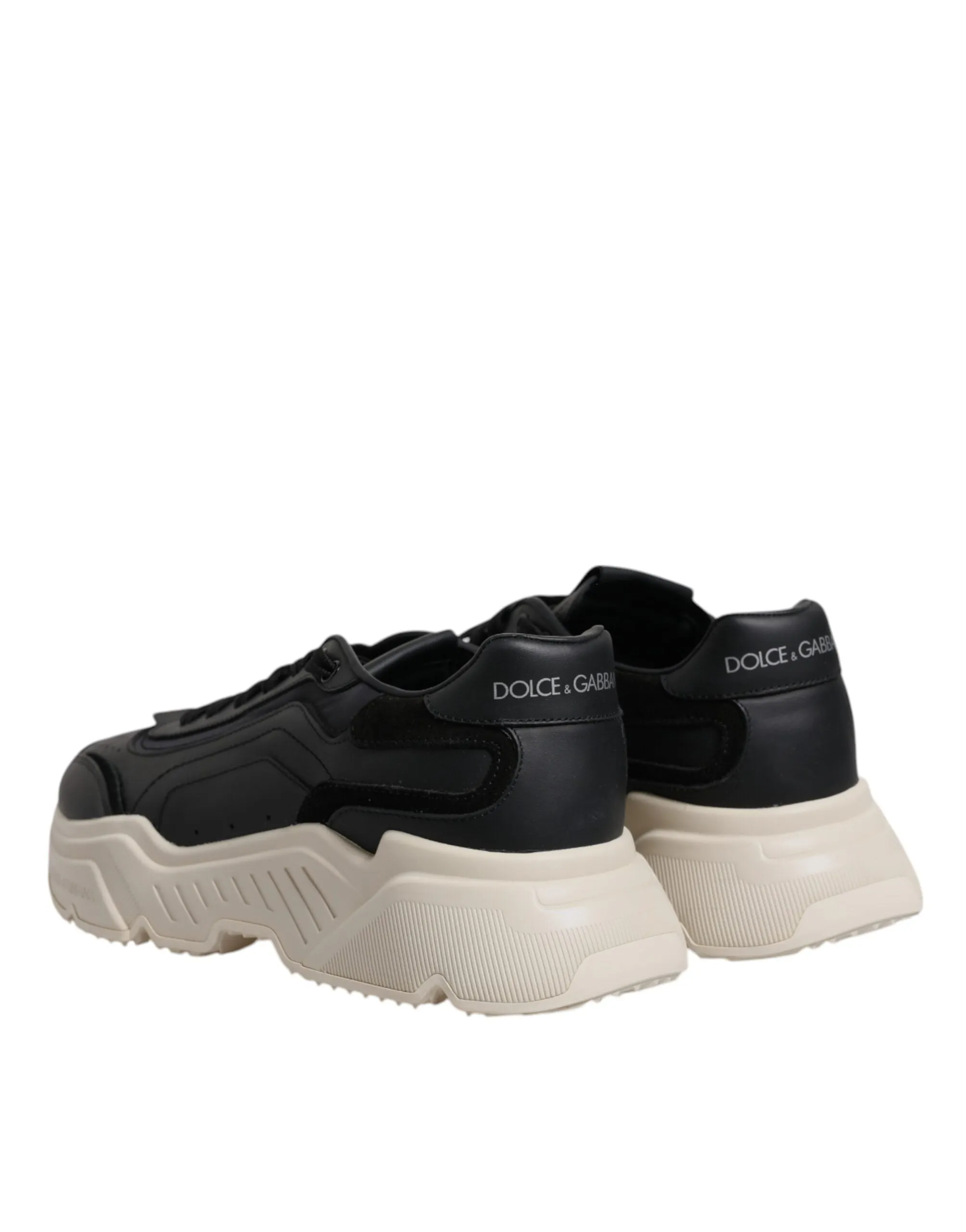 Dolce & Gabbana Black White Daymaster Low Top Sneakers Shoes
