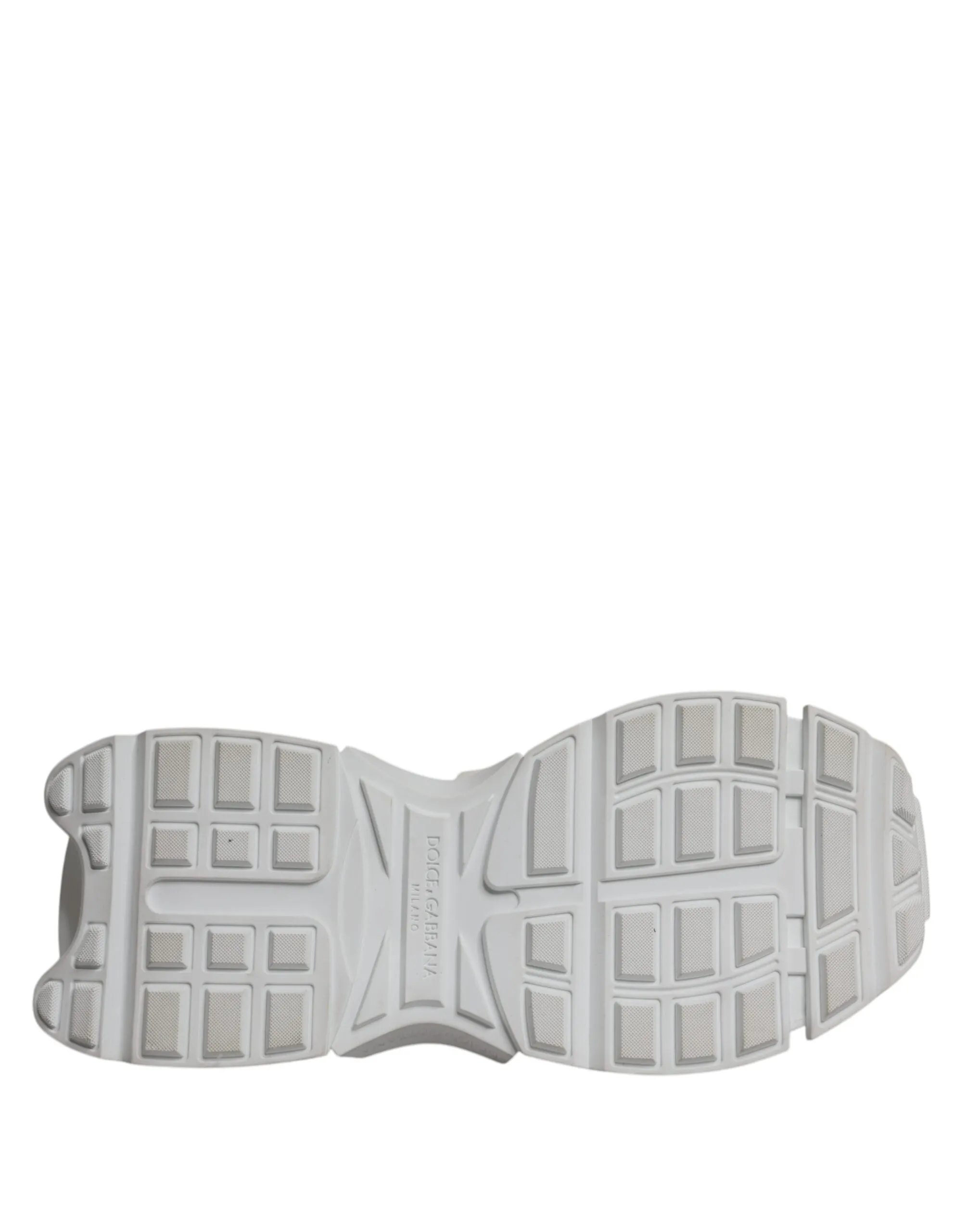 Dolce & Gabbana White Nylon Low Top Space Sneakers Shoes