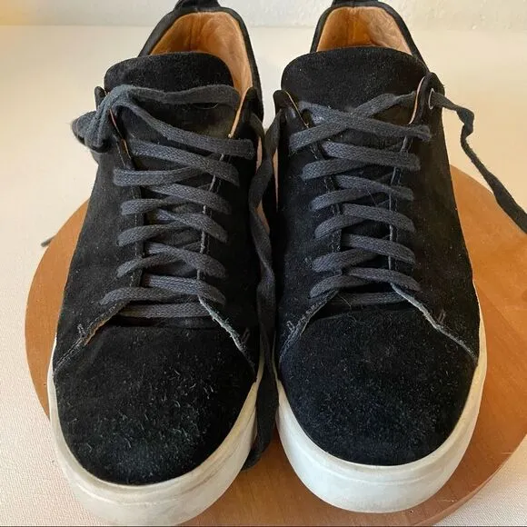 Donald J. Pliner Alan black suede sneakers 9