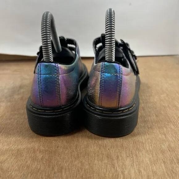 Dr. Martens Doc 8065 J Smooth Leather Mary Jane Girls Youth Size 3 Hook and Loop