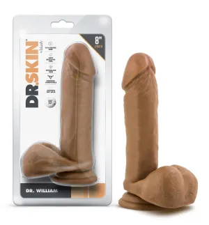 Dr. Skin - Dr. William - 8 Inch Dildo With Balls - Tan