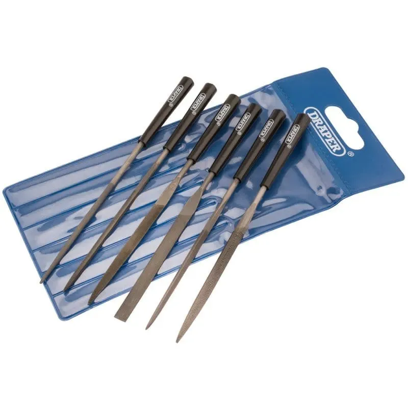 Draper 82577 Needle File Set 140Mm (6 Piece)