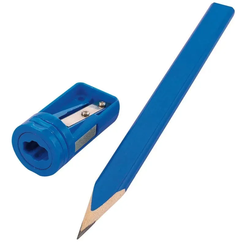Draper Carpenter'S Pencil Dispenser (12 Piece) Plus Sharpener Set 92705