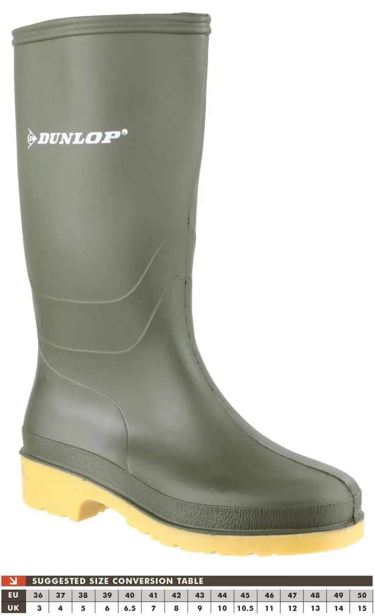 Dunlop Dull Kids Wellington Boots