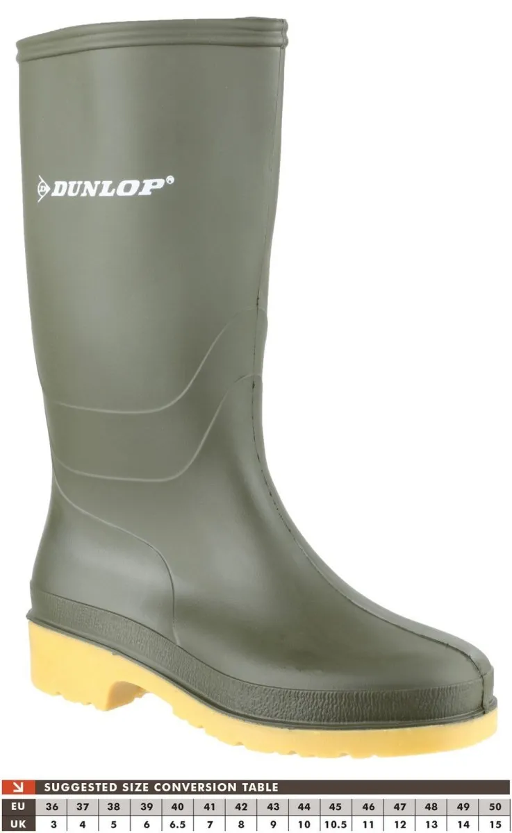 Dunlop Dull Kids Wellington Boots