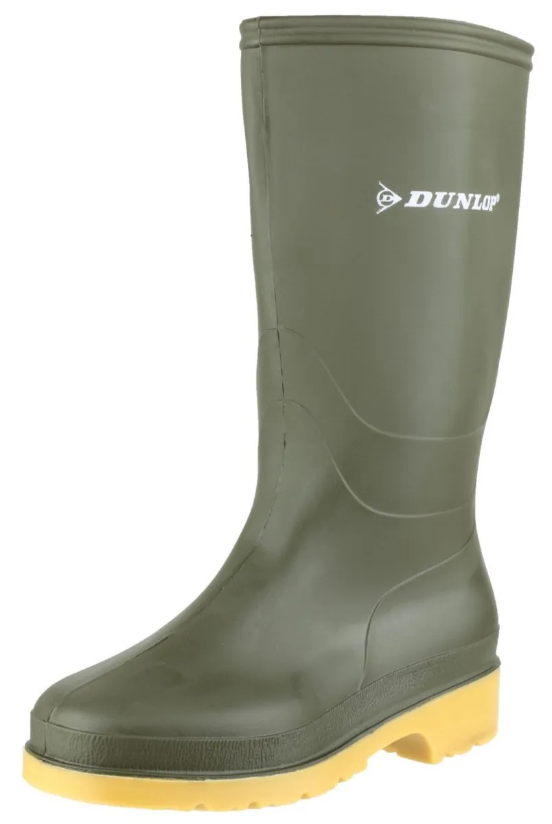 Dunlop Dull Kids Wellington Boots
