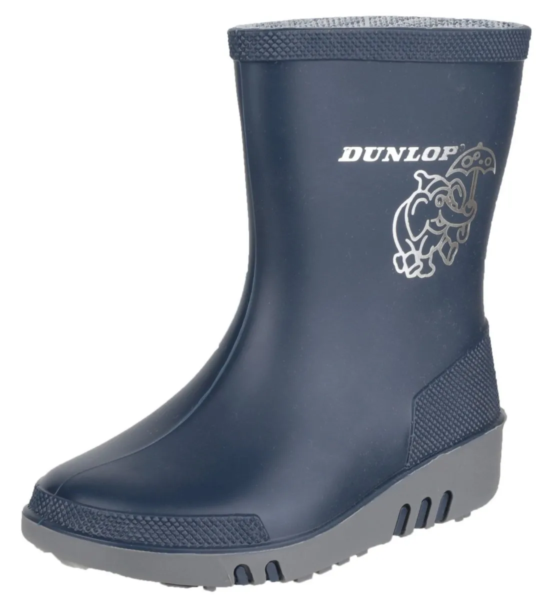 Dunlop Mini Elephant Kids Waterproof Wellington Boots