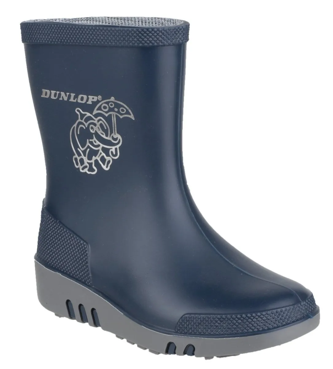 Dunlop Mini Elephant Kids Waterproof Wellington Boots