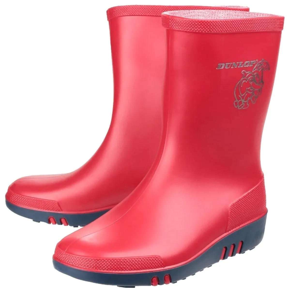 Dunlop Mini Elephant Kids Waterproof Wellington Boots