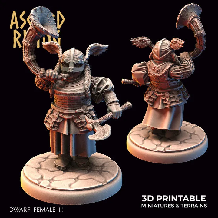 Dwarven Shield Maidens - Add ons