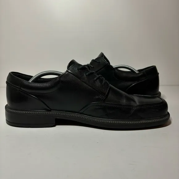 ECCO Shock Point Leather Lace Up Derby Oxford Casual Shoes Mens Sz 47 (13-13.5)