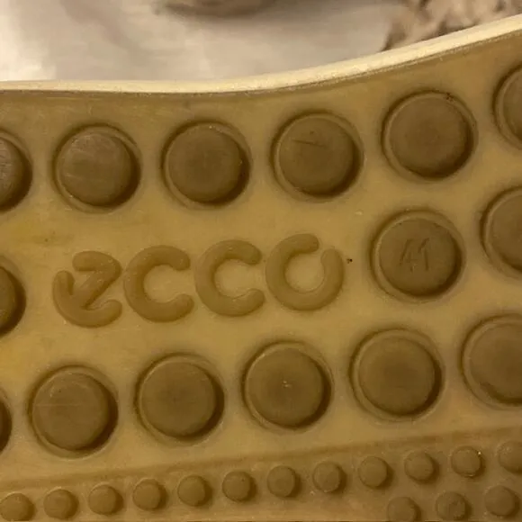 ECCO Soft 7 Men's Size EU 41/US 8 Nubuck Brown Leather Sneakers Shoes