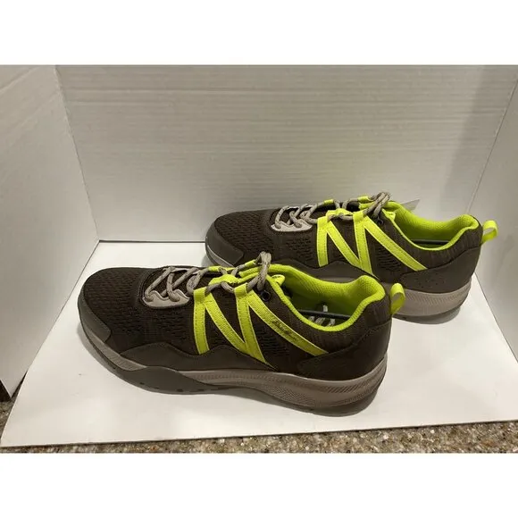 Eddie Bauer Thielsen Trail Hiking Shoe Olive Lime Punch Size 11 Medium New