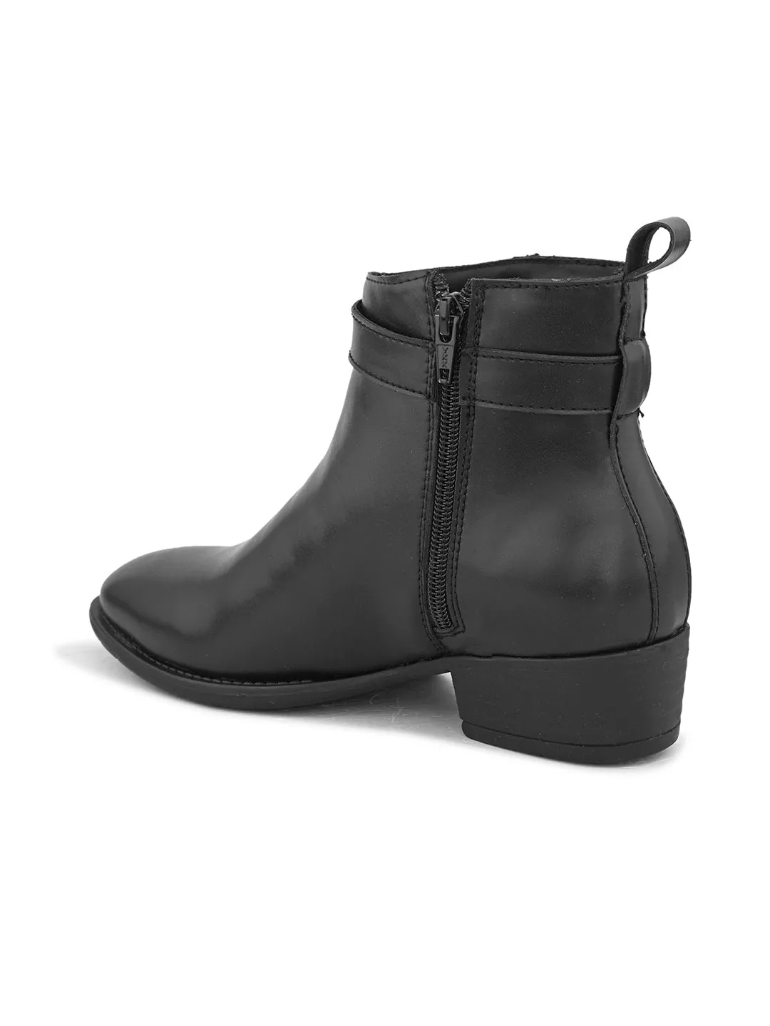EL PASO Women Faux Leather Casual Chelsea Boots