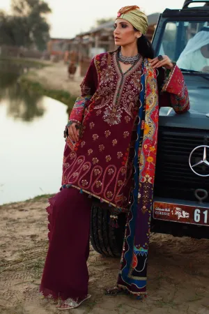 EL22-04 A (MAHROSH)  | Elan Lawn 2022 | Unstitched Embroidered Lawn Suit