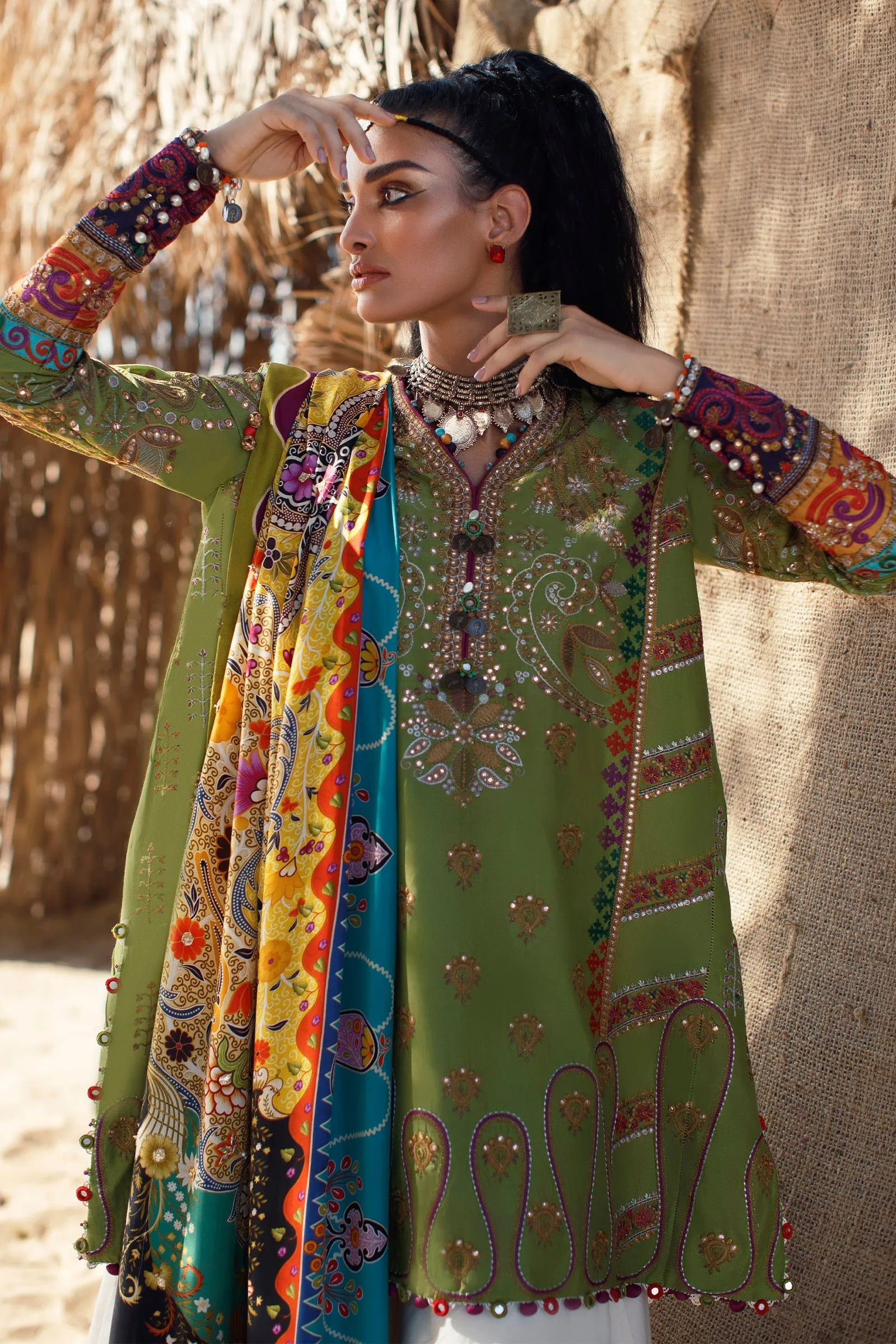 EL22-04 B (MAHROSH)  | Elan Lawn 2022 | Unstitched Embroidered Lawn Suit