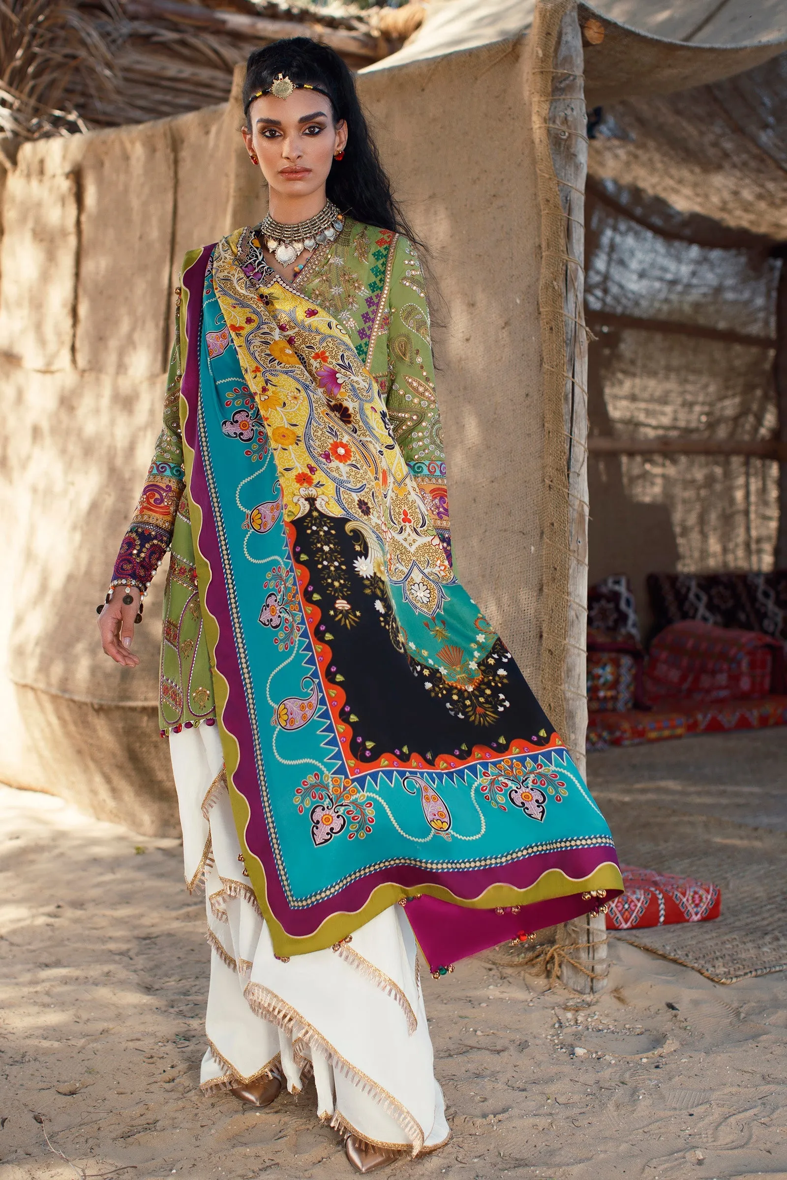 EL22-04 B (MAHROSH)  | Elan Lawn 2022 | Unstitched Embroidered Lawn Suit