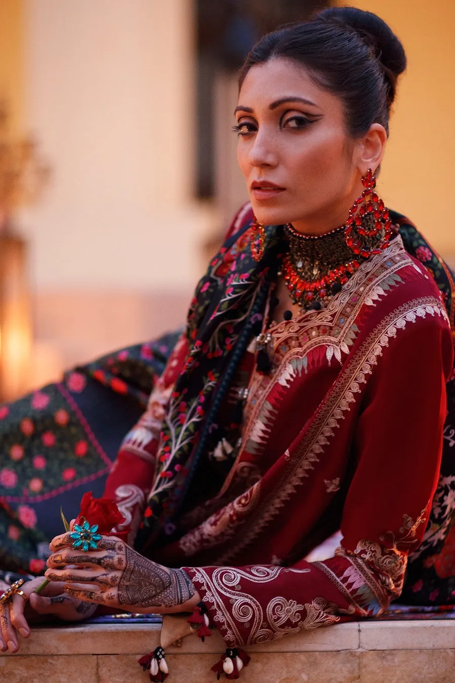 EL22-10 B (SHERINE)  | Elan Lawn 2022 | Unstitched Embroidered Lawn Suit