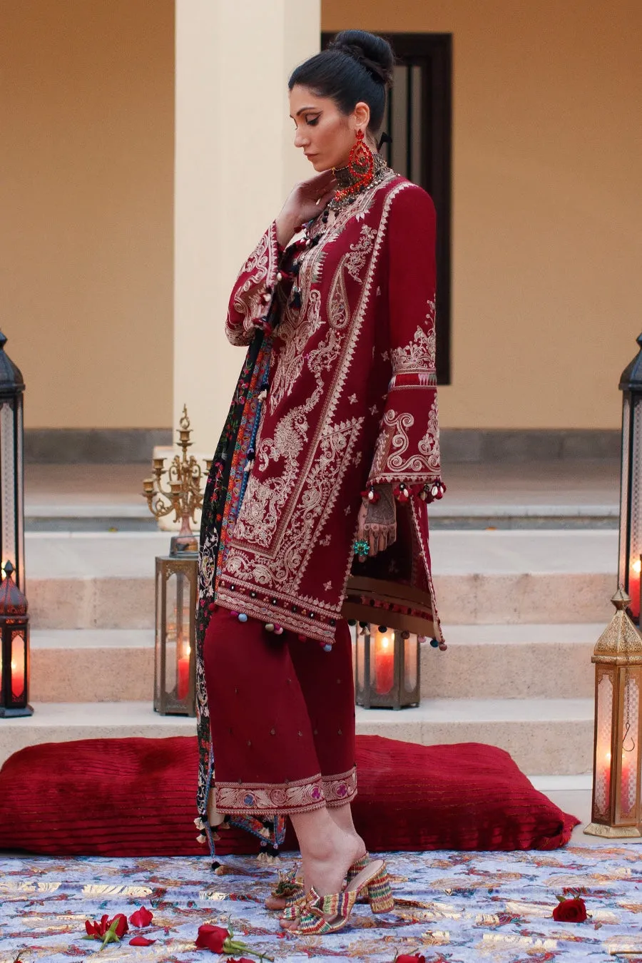 EL22-10 B (SHERINE)  | Elan Lawn 2022 | Unstitched Embroidered Lawn Suit