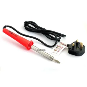 Electric Soldering Iron - Flat Chisel Type Solder Tip (60W)
