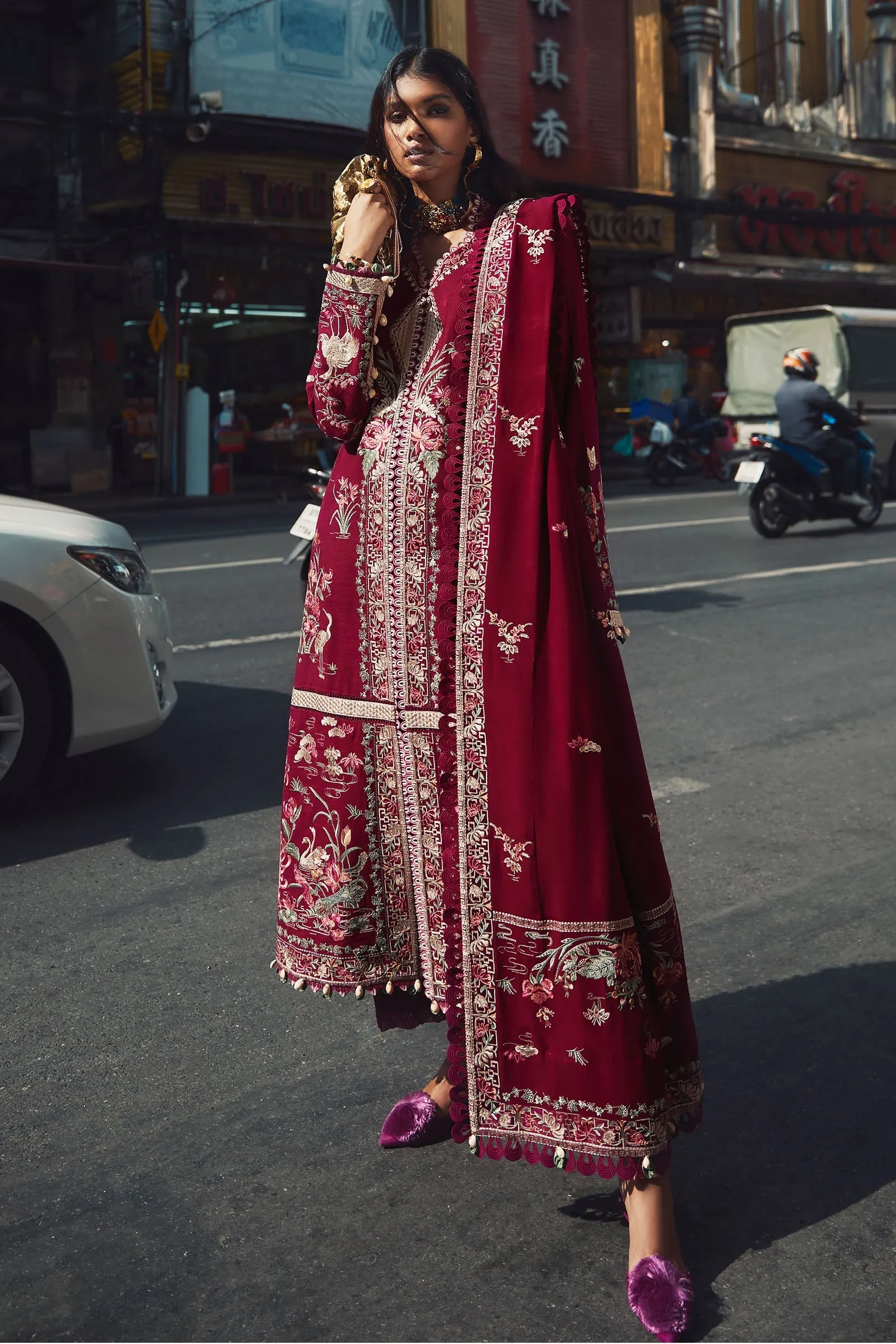 ELENA (EW22-07) | Elan Winter Embroidered Collection | Unstitched Slub Khaddar Suits