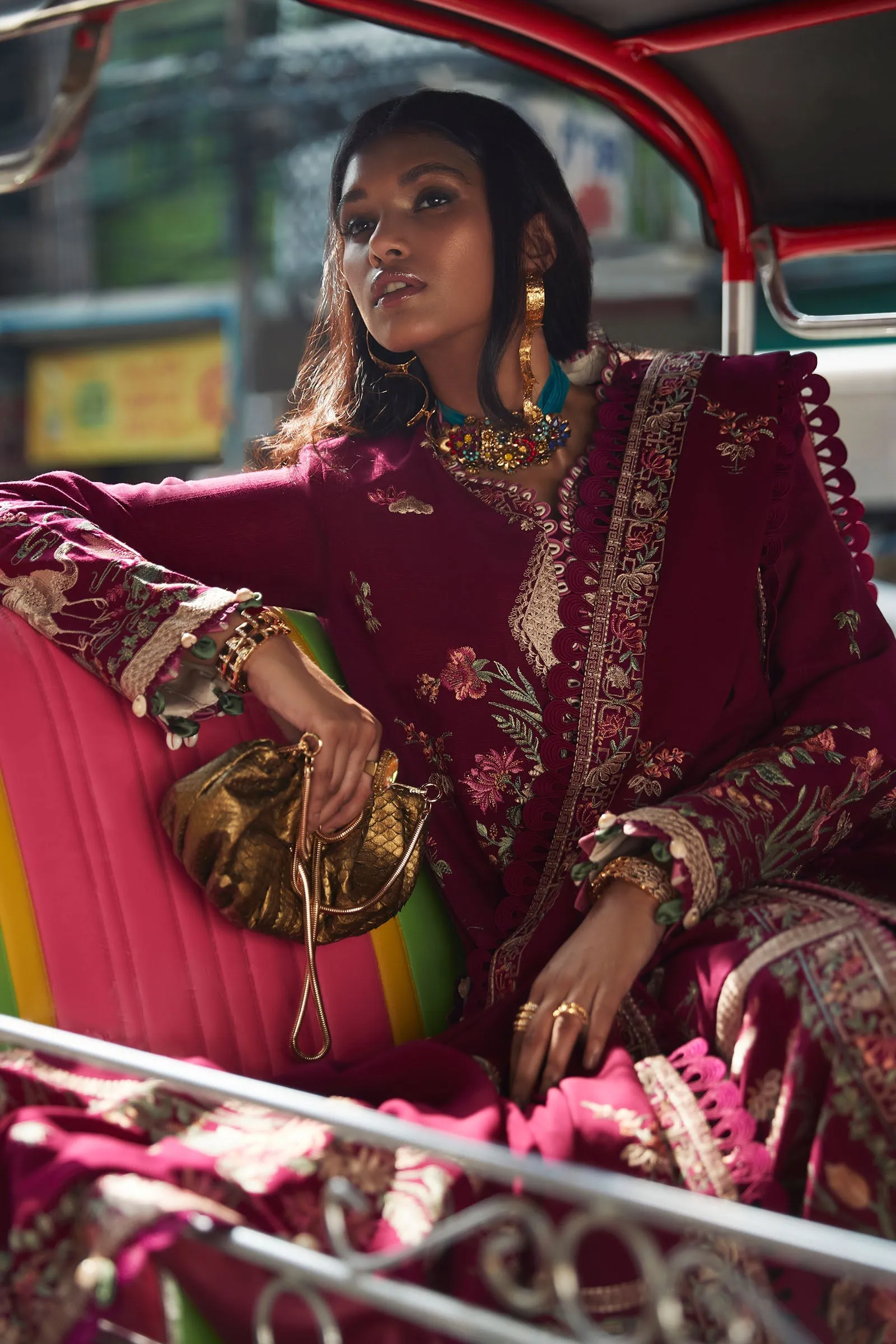 ELENA (EW22-07) | Elan Winter Embroidered Collection | Unstitched Slub Khaddar Suits